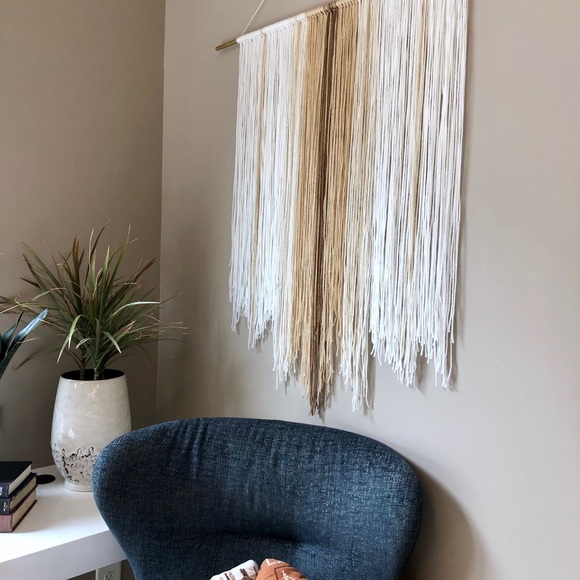 Navajo - Large 36”x48” Yarn Wall Hanging Bohemian - Picture 2 of 7